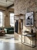 KADIMA DESIGN Wandgarderobe | Mango Massiv, 60x76x26cm, Kleiderstange