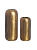 FineBuy Blumentopf in Gold / Aluminium / 16x16x40