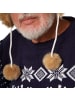 tectake Weihnachtliche Mütze mit Ohrenschutz, braun