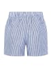 Polo Sylt Shorts mit Stoffschleife und Streifen in Blau