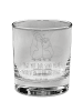 Mr. & Mrs. Panda Tumbler Glas Pinguin umarmen mit Spruch in Transparent