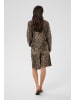 Kaffe Jeanshemd KAjessica Loose fit in Black/Brown Leopard