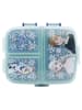 Disney Disney Frozen Kinder Brotdose XL – Lunchbox mit 3 Fächern & tollem in Blau