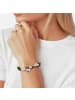 Valero Pearls Armband aus Echtleder mit Amethyst Süßwasser-Zuchtperle in multicolor
