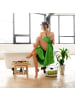relaxdays Badhocker in Natur - (B)55 x (H)45 x (T)40,5 cm