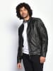 Mustang Lederjacke Whyte in schwarz