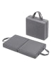 relaxdays Kniekissen in Grau - (B)61 x (H)6 x (T)34 cm