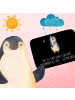 Mr. & Mrs. Panda Badematte Pinguin Lolli mit Spruch in Schwarz