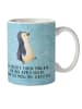 Mr. & Mrs. Panda Kindertasse Pinguin mHerzieren mit Spruch in Eisblau