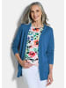GOLDNER Kurzgröße:  Cardigan Elegante Strickjacke mit Kaschmir in blau