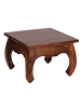 FineBuy Couchtisch in Braun / Sheesham / 60x60x40
