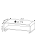 Feldmann-Wohnen Couchtisch Link Sonoma Eiche 120 / 60 / 40cm