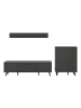 ebuy24 Wandregal Linea Grau 269 x 40 cm