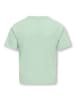 KIDS ONLY T-Shirt KOGMAIKEN LIFE CROP S/S ONLY in aqua foam