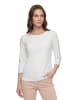 Betty Barclay Basic Shirt mit Rundhalsausschnitt in Rohweiß