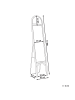 Beliani Standspiegel BRUSSEY in  - (W) 41 x (H) 170 x (L) 3 cm