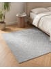 Beliani Kurzflor KEVIREL in Grau - (W) 160 x (L) 160 cm