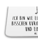Mr. & Mrs. Panda Untersetzer Flamingo Classic mit Spruch in Weiß