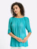 Heine Carmenbluse in türkis