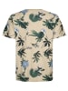 Petrol Industries Plus Size T-Shirt mit Allover-Print ArenaGris in Braun