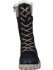 remonte Winterstiefel, Winterstiefeletten in schwarz/kiesel