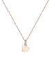 Elli DIAMONDS  Halskette 925 Sterling Silber Herz in Rosegold