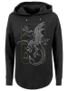 F4NT4STIC Oversized Hoodie Harry Potter Dragon Line Art in schwarz