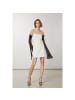 Patrizia Pepe Silber Nylon Kleid