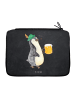 Mr. & Mrs. Panda Federtasche Pinguin Bier ohne Spruch in Kreidetafel
