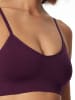 Schiesser Bustier Seamless Matt in pflaume