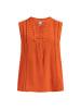 Usha Damen Blusentop Mit Spitze in Orange