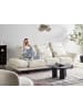 Beliani 3-Sitzer Sofa IKAST in Weiß/Schwarz - (W) 255 x (H) 87 x (L) 105 cm