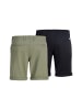 Jack & Jones 2er-Pack Chino Shorts in Black