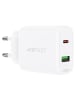 Acefast Acefast WandLadegerät USB USB-C USB 20 W PPS PD QC 3.0AFC