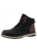 Tom Tailor Schnürstiefel  in Schwarz
