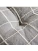 Today Stuhlkissen kariert SOFT GEOMETRY, Baumwolle in Grau, (B) 40 x (H) 6 x (L) 40 cm