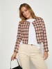 minus minus MSJunia Short Jacket in Prism Pink Checked