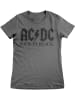 AC/DC Shirt "Back In Black Girly Tee" in Grau