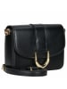 Seidenfelt Nellim - Umhängetasche 18 cm (black/gold) in schwarz gold