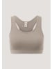 Hessnatur Bustier Racerback in mandelbraun