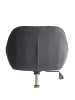 Beliani Bürostuhl BARDSDALE in Grau/Schwarz/Gold - (W) 54 x (H) 77 x (L) 54 cm