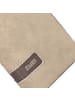 Zwei Mademoiselle Geldbörse 20 cm in nubuk mud