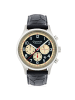 Gigandet Quarzuhr Chronograph "EFFICIENCY" in Schwarz/Silber/Beige