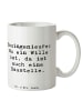 Mr. & Mrs. Panda Kaffeebecher Spruch Bauingenieur Wille mit Spruch in Weiß