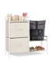 relaxdays Regalsystem in Beige - (B)84 x (H)76 x (T)29 cm