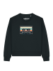 wat? Apparel Sweatshirt Retro Kassette in Schwarz