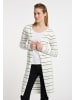 DreiMaster Maritim Damen Cardigan in Wollweiss Oliv