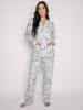 P.J. Salvage Pyjama Flanells in Blau