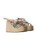 Findlay Keilsandalen mit Riemchen Gold