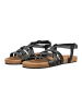 Lazamani Sandalen in Schwarz
